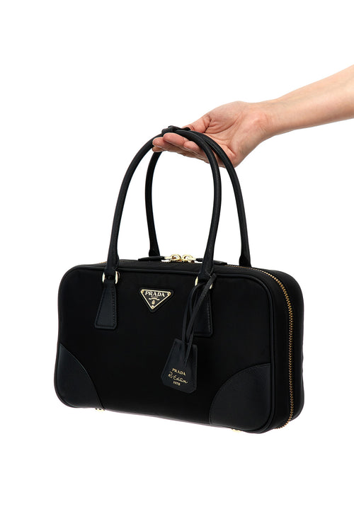 PRADA 'Bauletto Re-Edition 1978' handbag For Women 50% nylon 50% calf leather