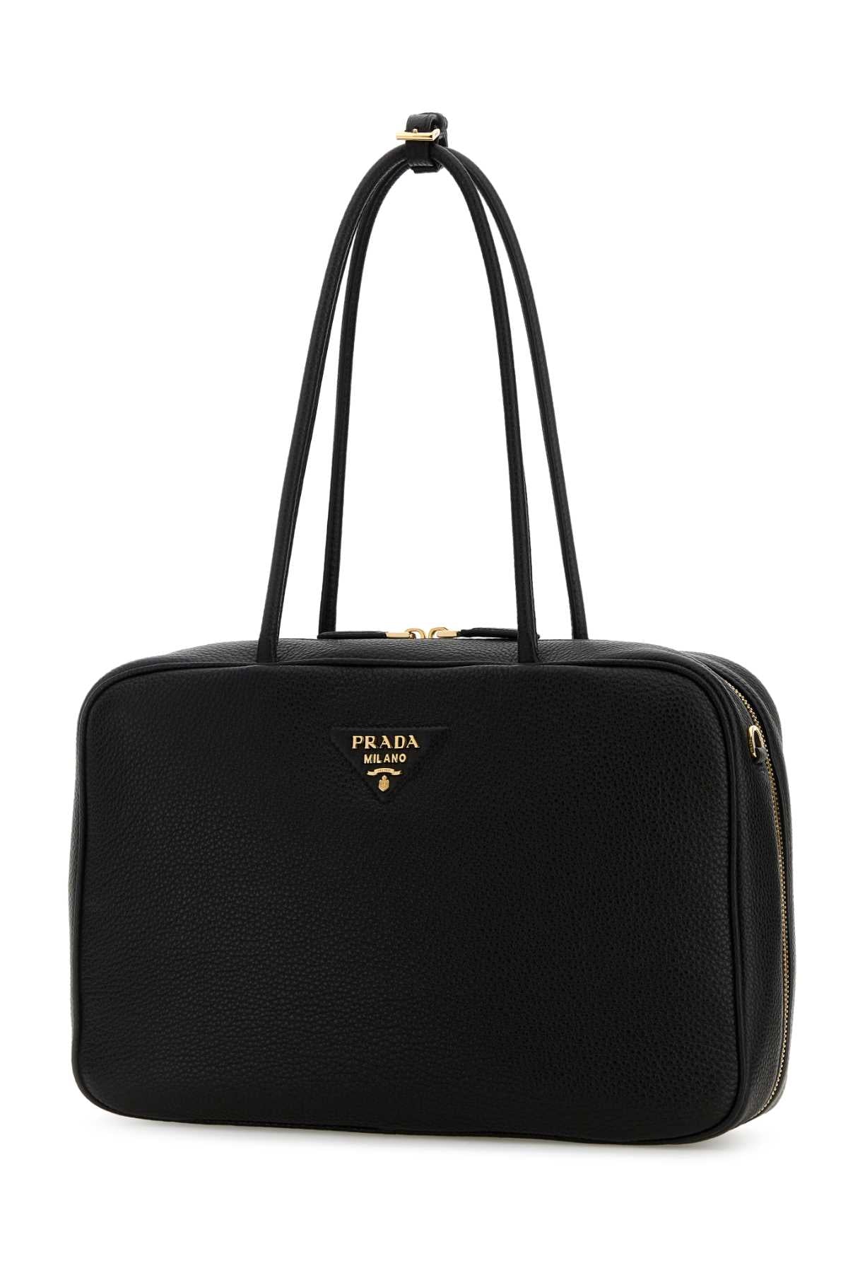 PRADA PELLE For Women Exterior: 100% Deer Lining: 100% Leather Finishing: Golden metal