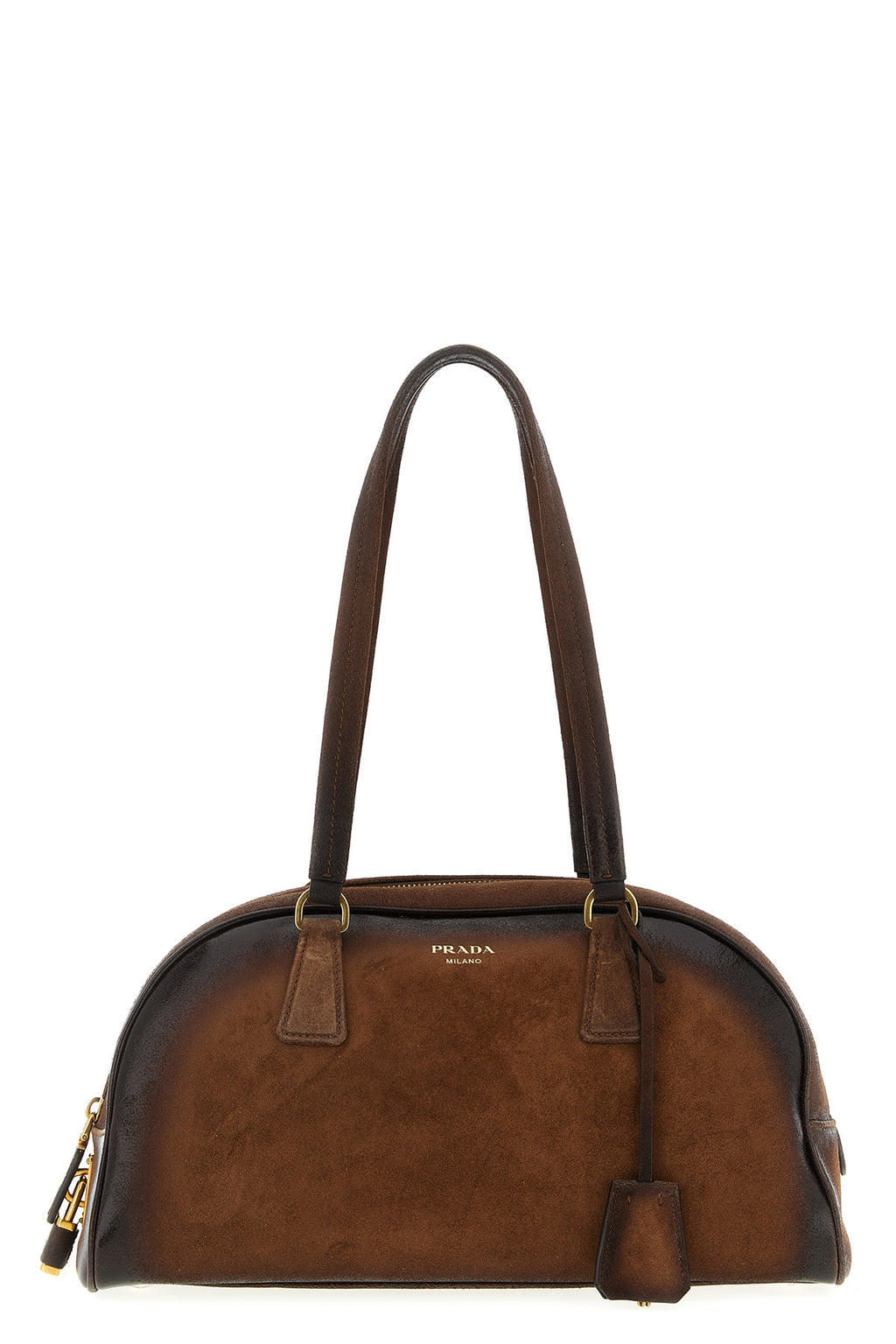 PRADA Medium 'Prada Bowling' top case For Women 100% calfskin leather (Bos Taurus)