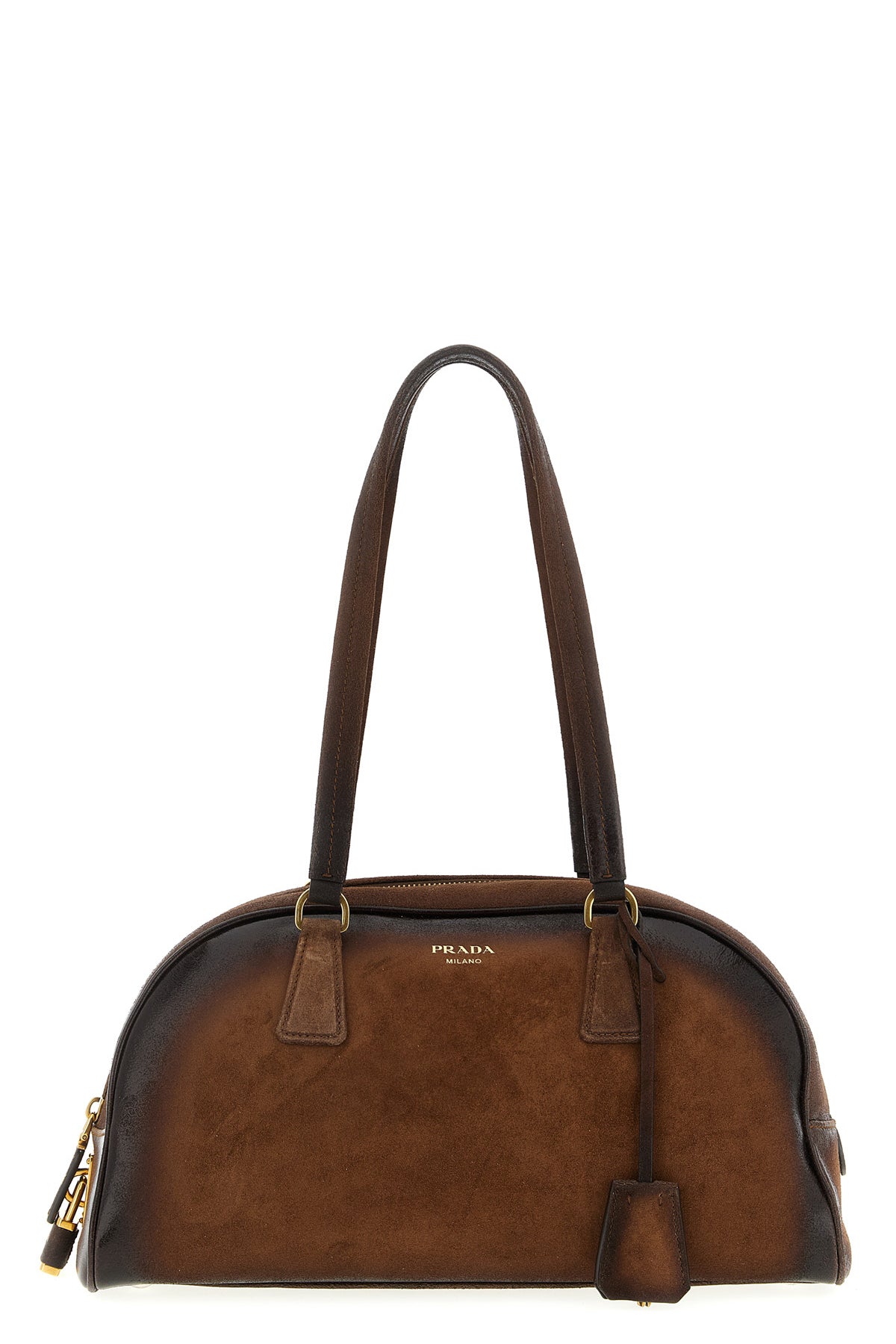 PRADA Medium 'Prada Bowling' top case For Women 100% calfskin leather (Bos Taurus)