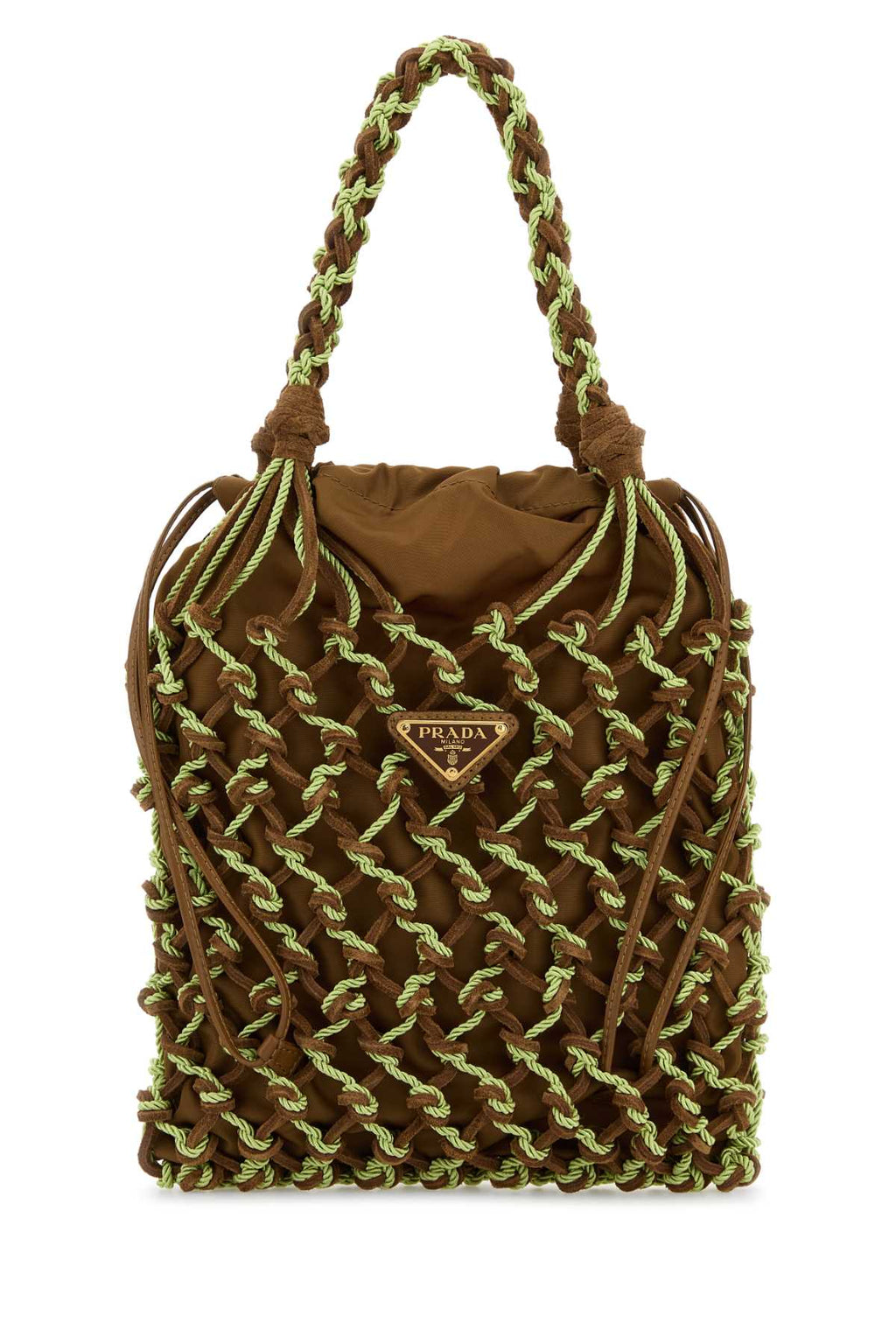 PRADA BORSA A MANO For Women 100%RECYCLEDPOLYAMIDE-100%CALFLEATHER