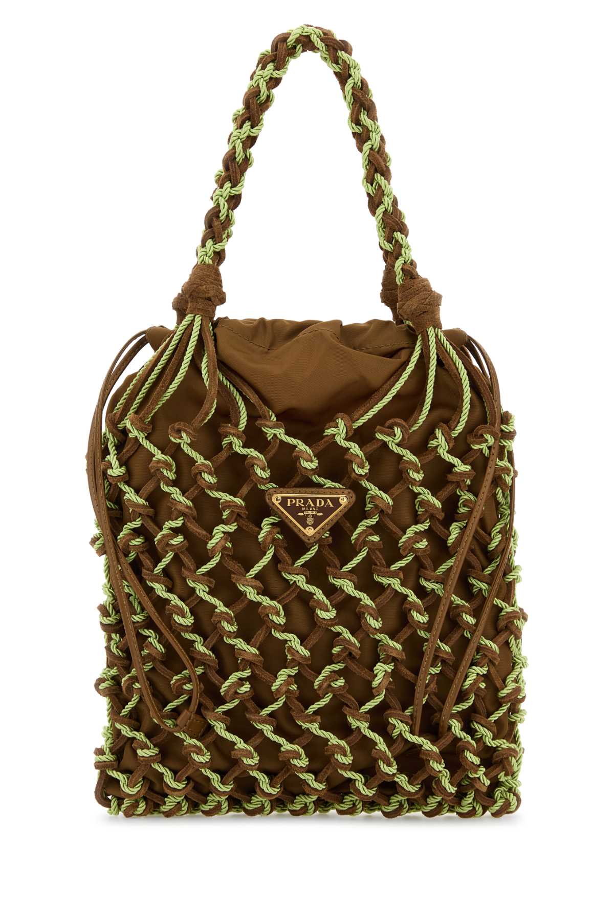 PRADA BORSA A MANO For Women 100%RECYCLEDPOLYAMIDE-100%CALFLEATHER