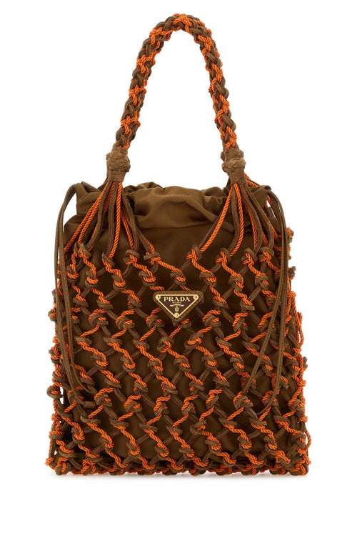 PRADA BORSA A MANO For Women 100%RECYCLEDPOLYAMIDE-100%CALFLEATHER