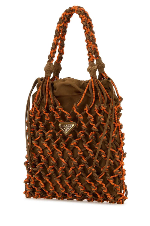 PRADA BORSA A MANO For Women 100%RECYCLEDPOLYAMIDE-100%CALFLEATHER
