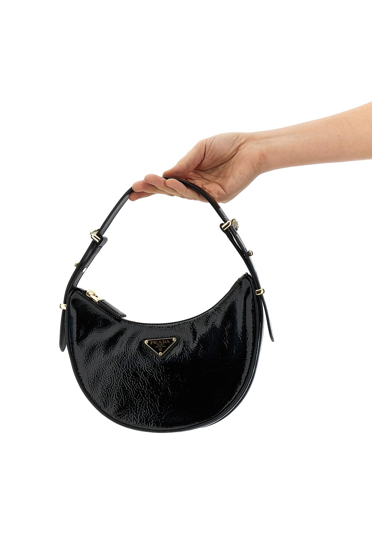 PRADA 'Prada Arqué' shoulder bag For Women 100% lamb leather (Ovis Aries)