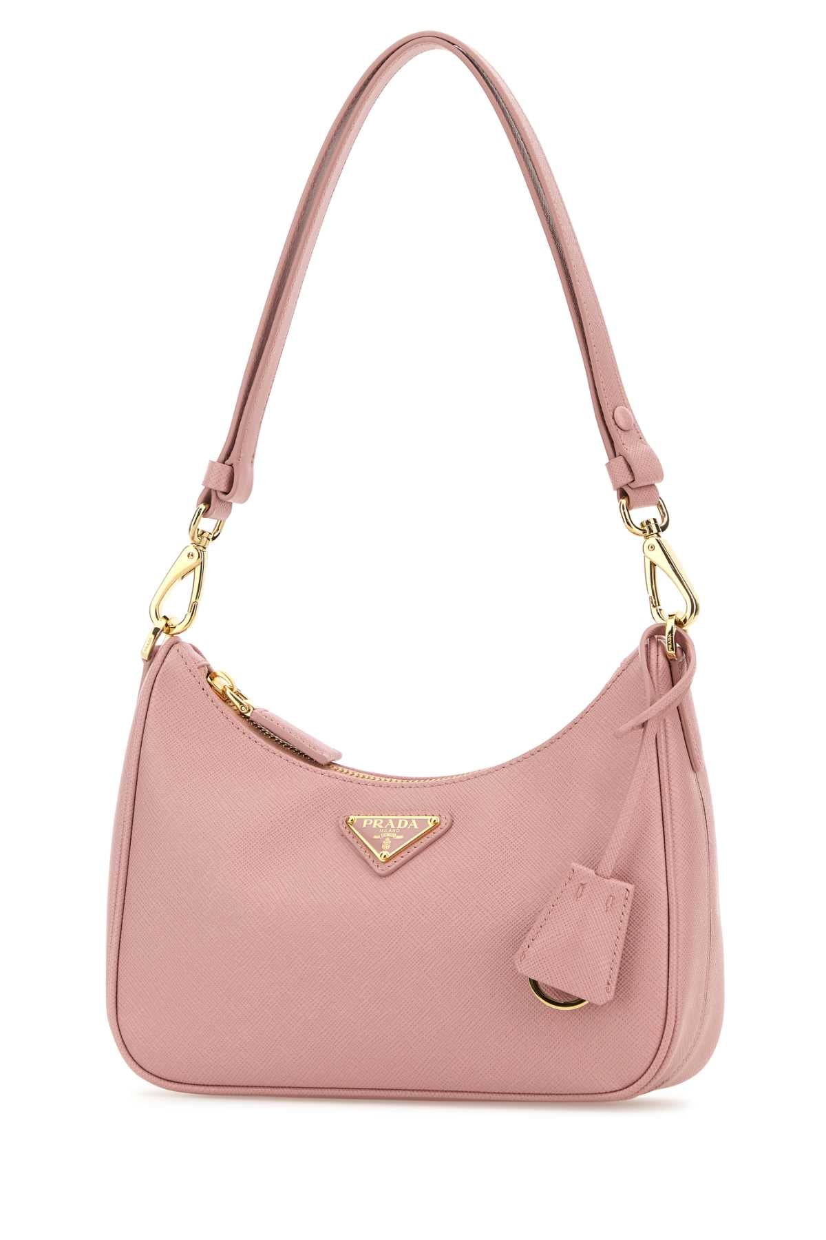 PRADA BORSE For Women Exterior: 100% Leather Lining: 100% Re-Nylon Finishing: Golden metal