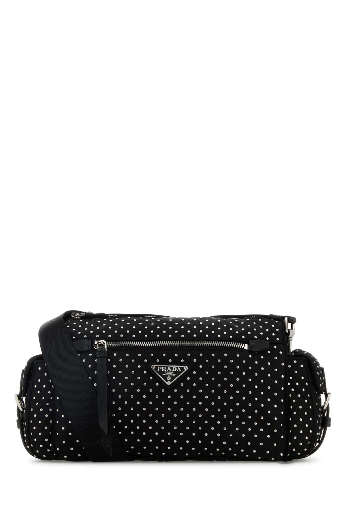PRADA BORSE For Women Exterior: 100% Nylon Lining: 100% Fabric Finishing: Silver metal