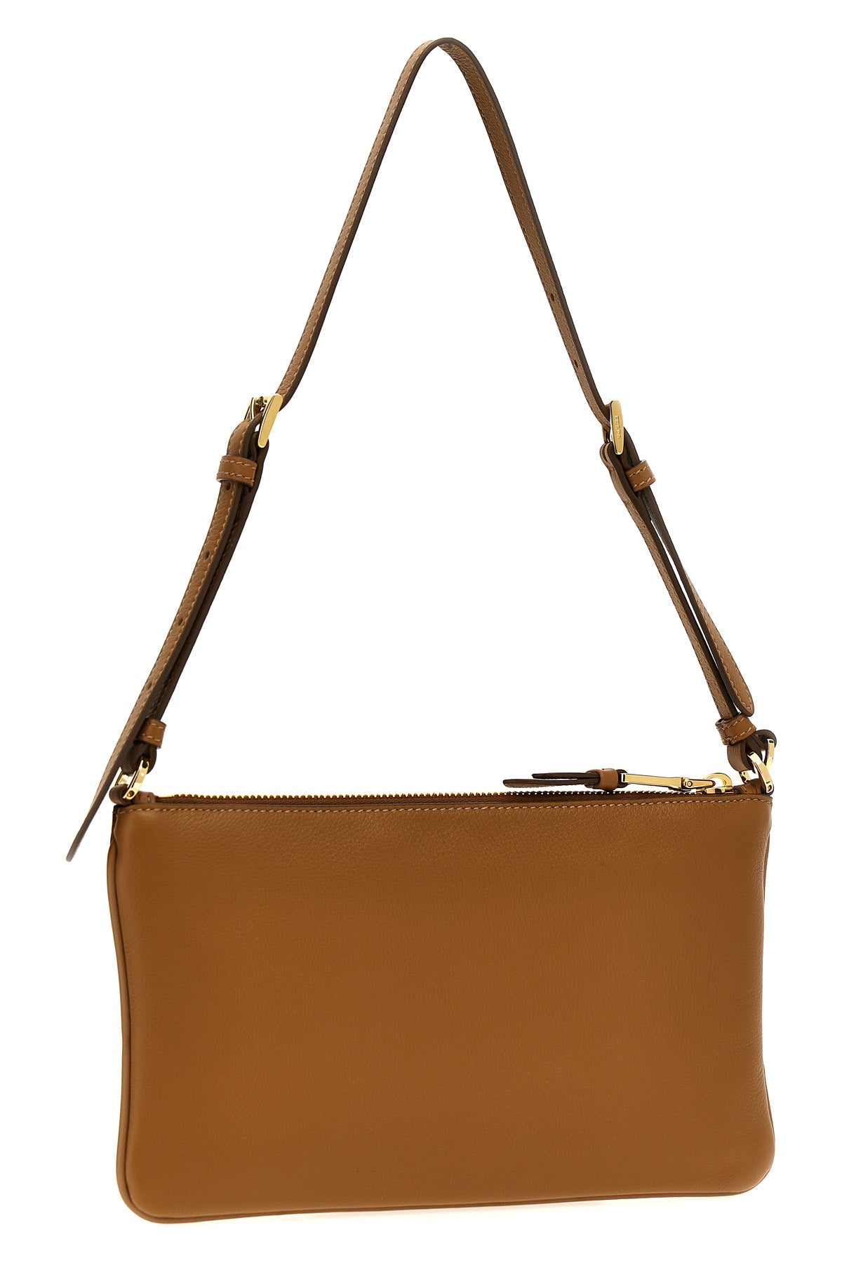 PRADA Logo shoulder bag For Women 100% leather