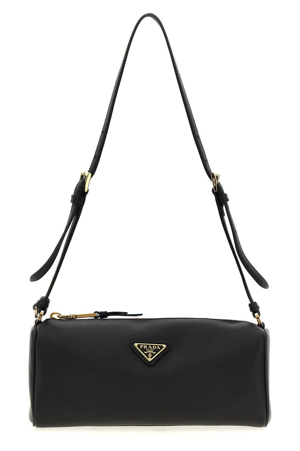 PRADA Logo shoulder bag For Women 100% leather