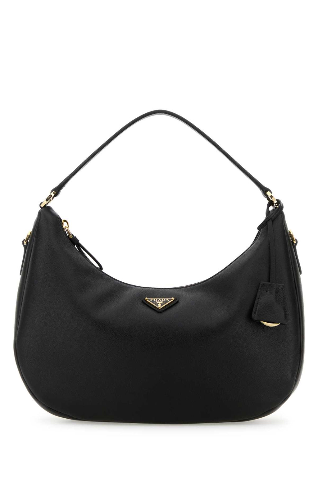 PRADA PELLE For Women Exterior: 100% Leather Lining: 100% Fabric Finishing: Golden metal