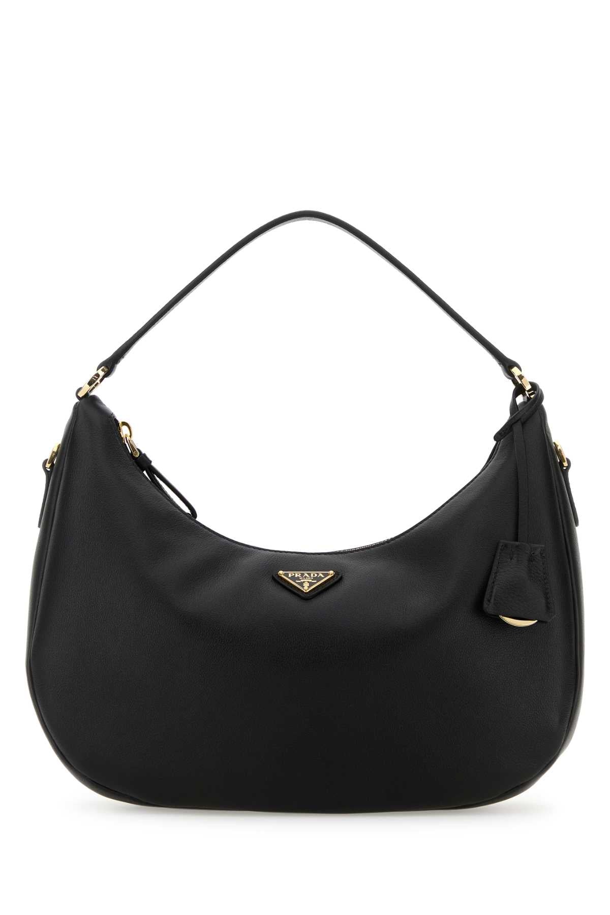 PRADA PELLE For Women Exterior: 100% Leather Lining: 100% Fabric Finishing: Golden metal