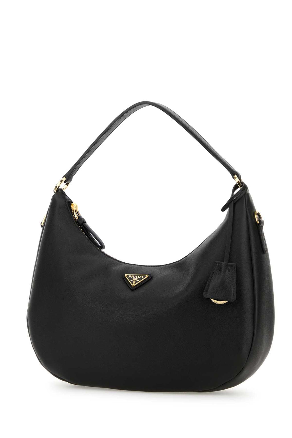 PRADA PELLE For Women Exterior: 100% Leather Lining: 100% Fabric Finishing: Golden metal