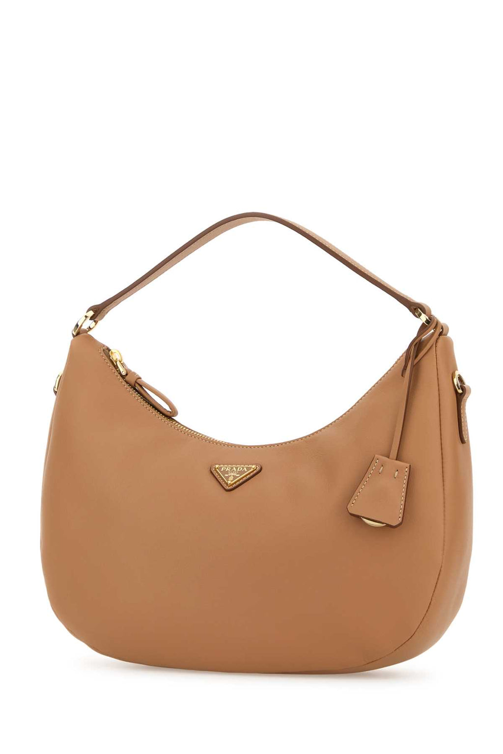 PRADA PELLE For Women Exterior: 100% Leather Lining: 100% Fabric Finishing: Golden metal