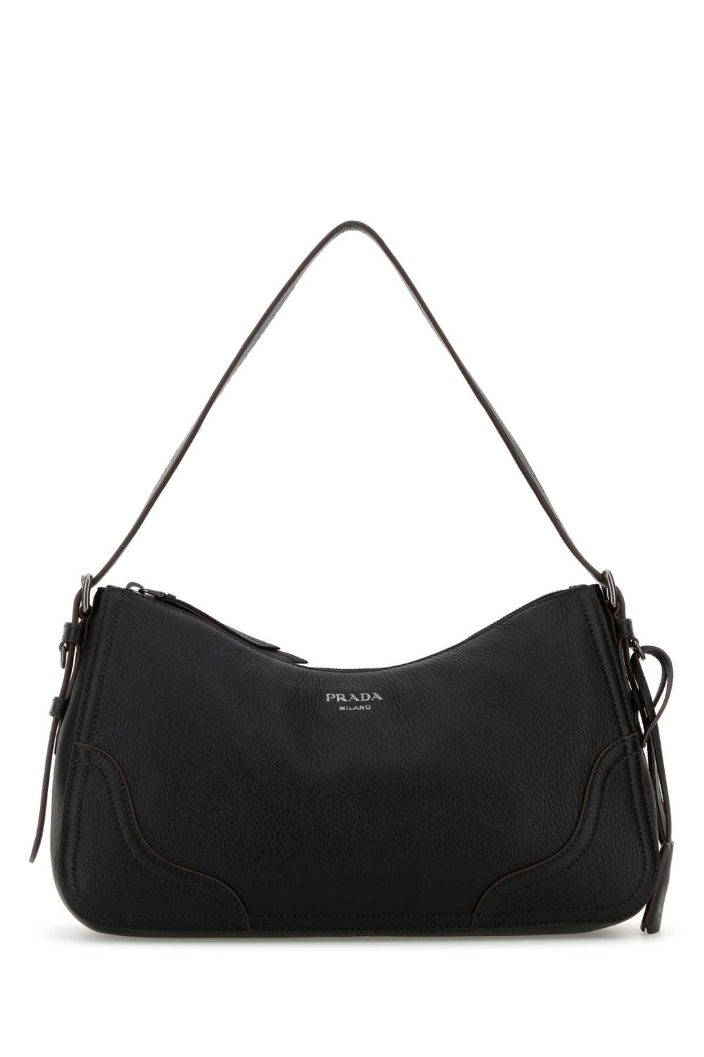 PRADA SACCA For Women Exterior: 100% Deer Lining: 100% Fabric Finishing: Ruthenium