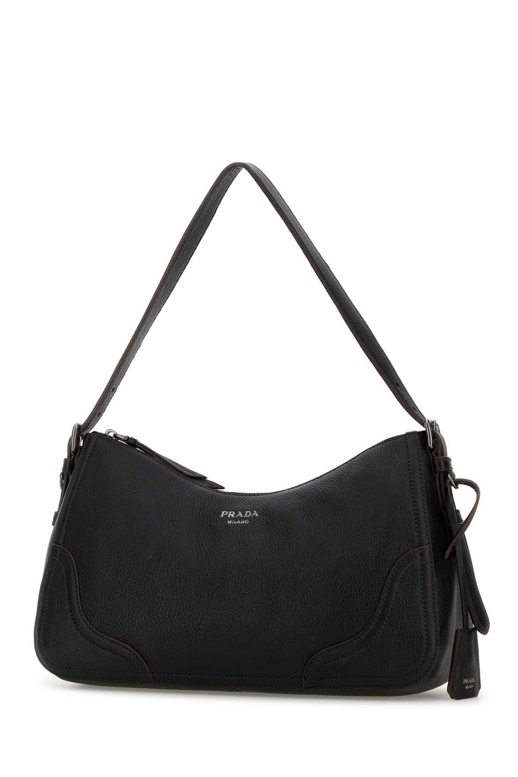 PRADA SACCA For Women Exterior: 100% Deer Lining: 100% Fabric Finishing: Ruthenium