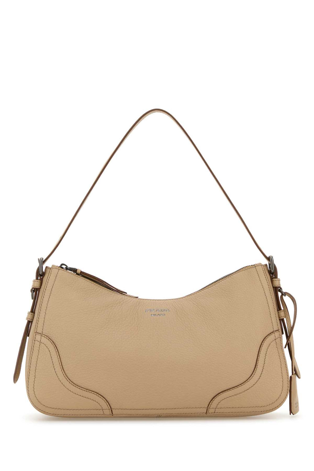 PRADA SACCA For Women Exterior: 100% Deer Lining: 100% Fabric Finishing: Ruthenium