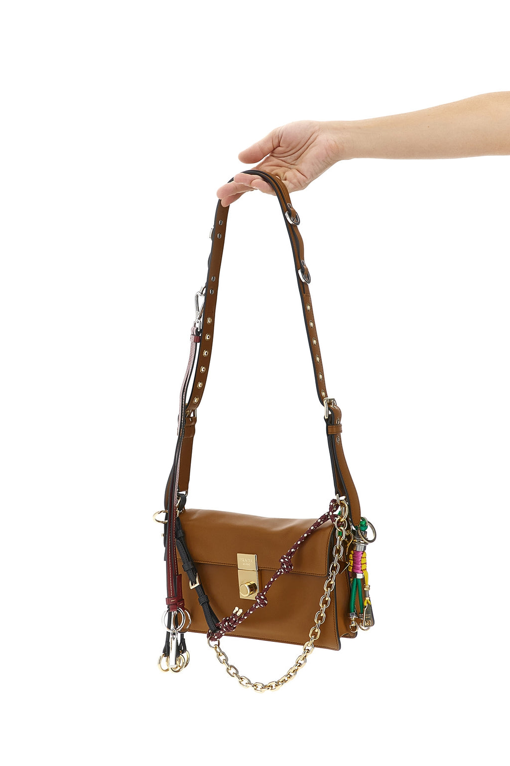 PRADA 'Prada Soft Sound' small shoulder bag For Women 100% calfskin leather (Bos Taurus)