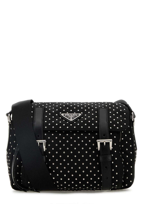 PRADA BORSE For Women Exterior: 100% Re-nylon Lining: 100% Re-nylon Finishing: Silver metal