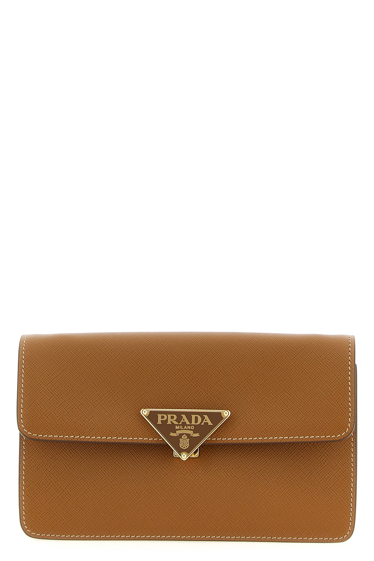 PRADA Saffiano mini crossbody bag For Women 100% calfskin leather (Bos Taurus)