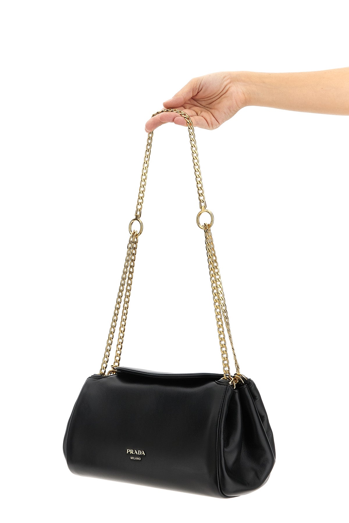 PRADA Nappa shoulder bag For Women 100% lamb leather (Ovis Aries)