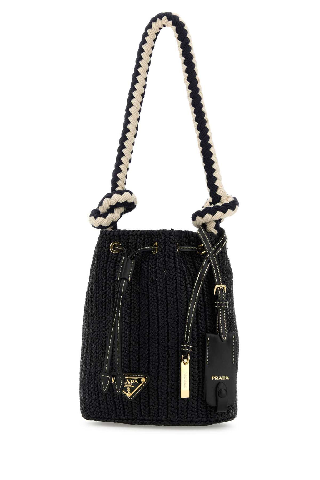 PRADA BORSE For Women Exterior: 100% Raffia Finishing: Golden metal
