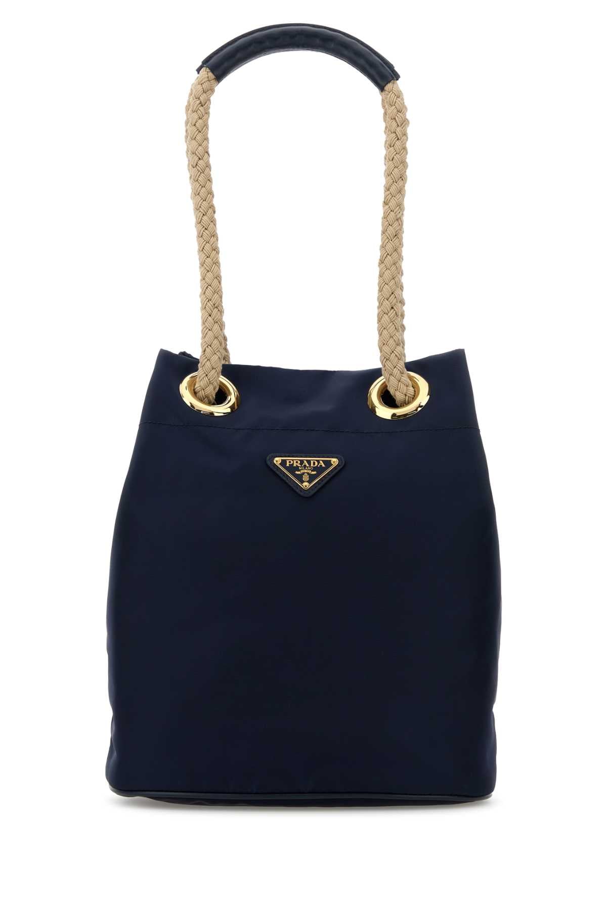 PRADA SECCHIELLO For Women Exterior: 100% Fabric Interior: 100% Fabric Finishing: Golden metal