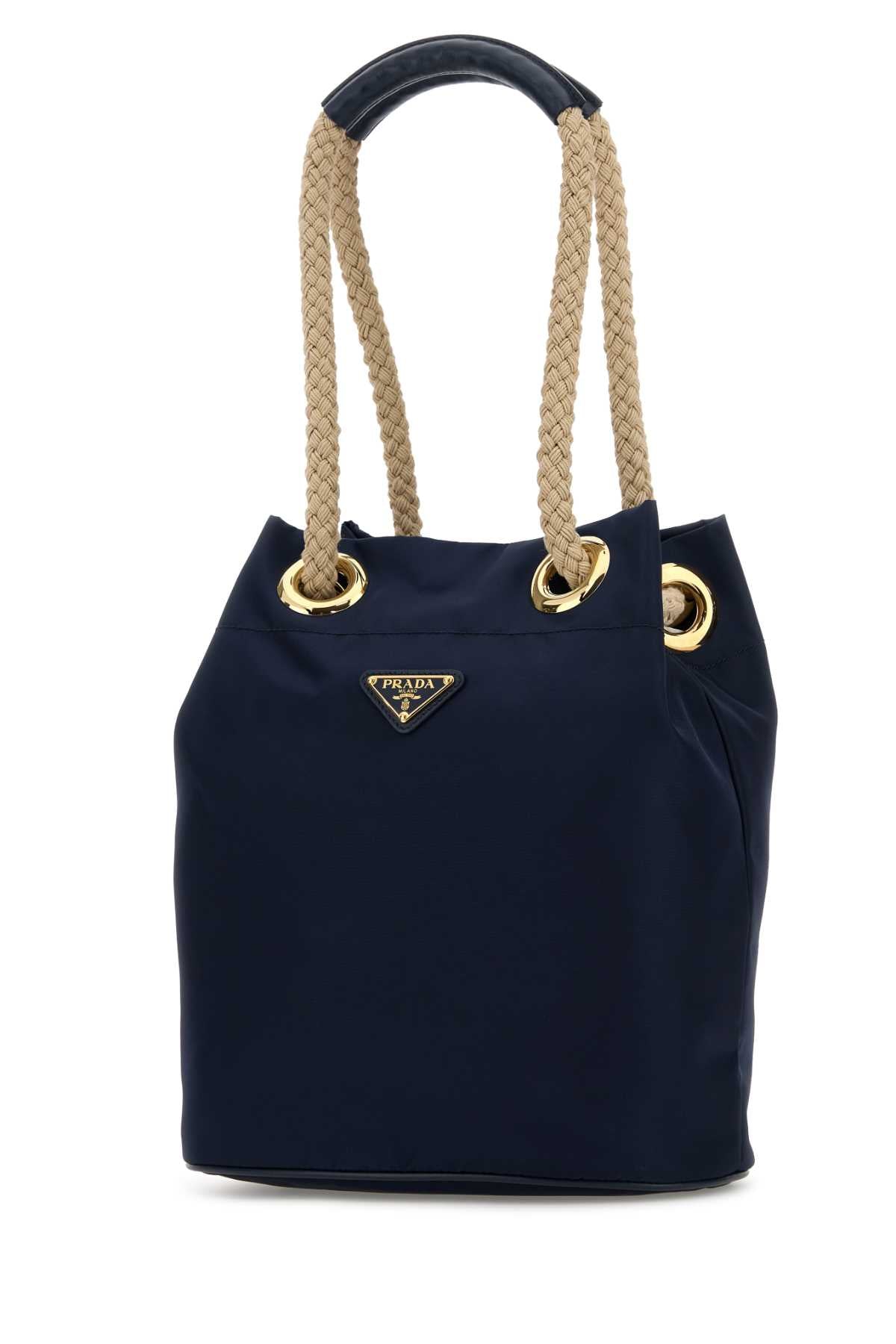 PRADA SECCHIELLO For Women Exterior: 100% Fabric Interior: 100% Fabric Finishing: Golden metal