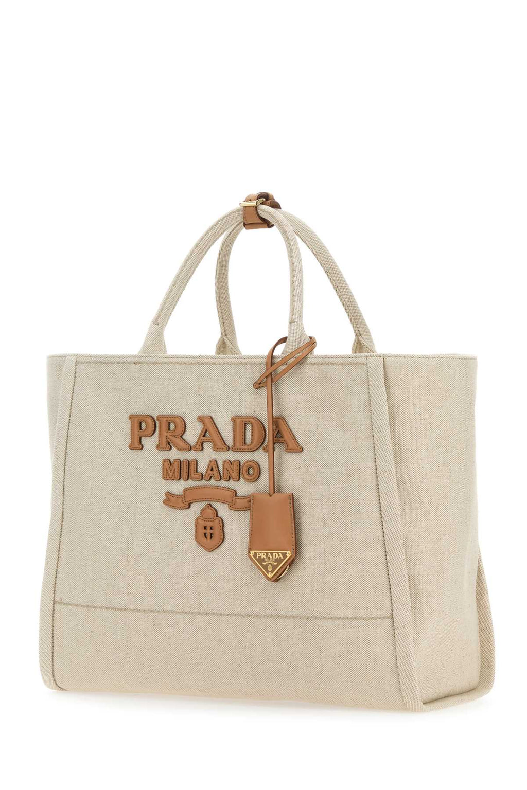 PRADA BORSA For Women Exterior: 100% Fabric Lining: 100% Fabric Finishing: Golden metal