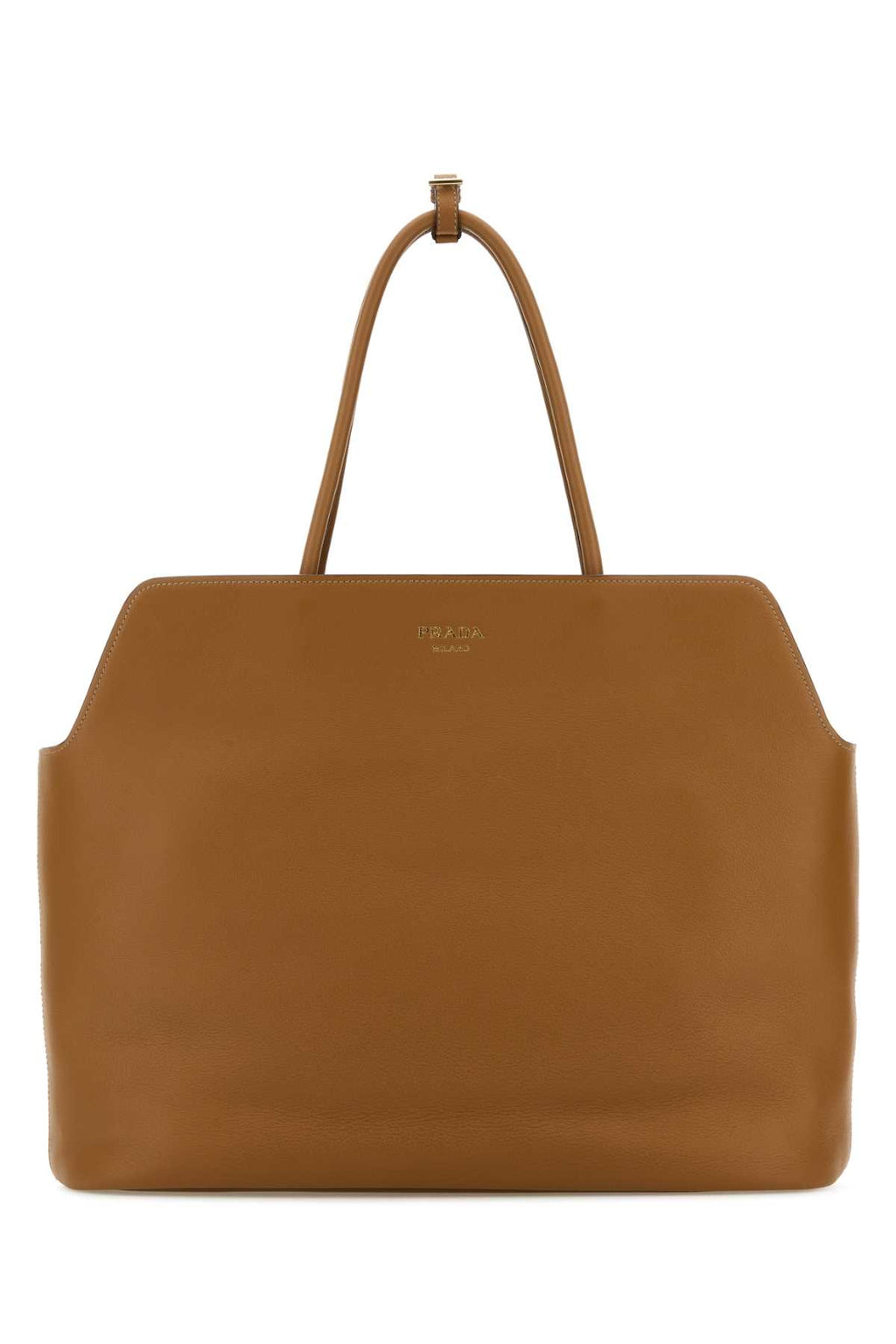 PRADA SHOPPING For Women Exterior: 100% Leather Lining: 100% Fabric 100% Leather Finishing: Golden metal