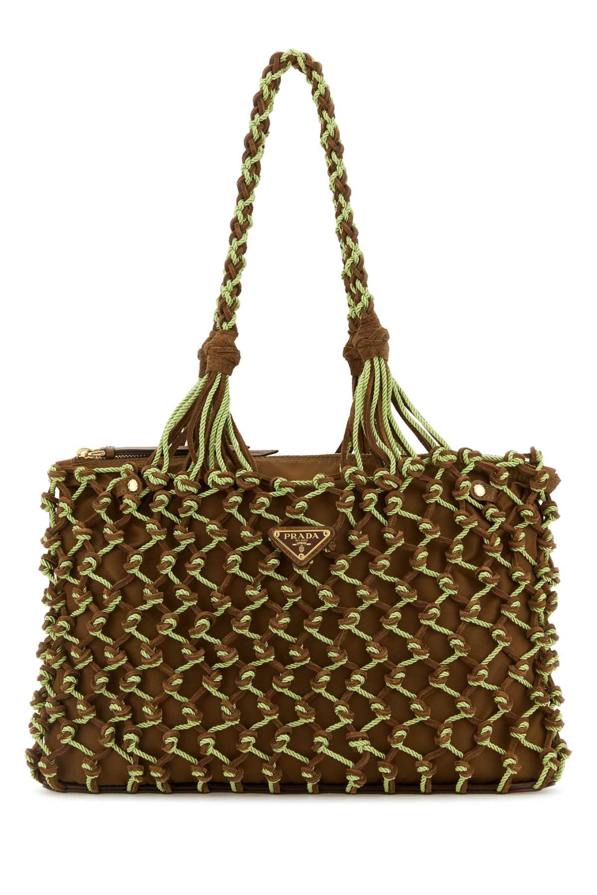 PRADA SHOPPING For Women 100%RECYCLEDPOLYAMIDE-100%CALFLEATHER