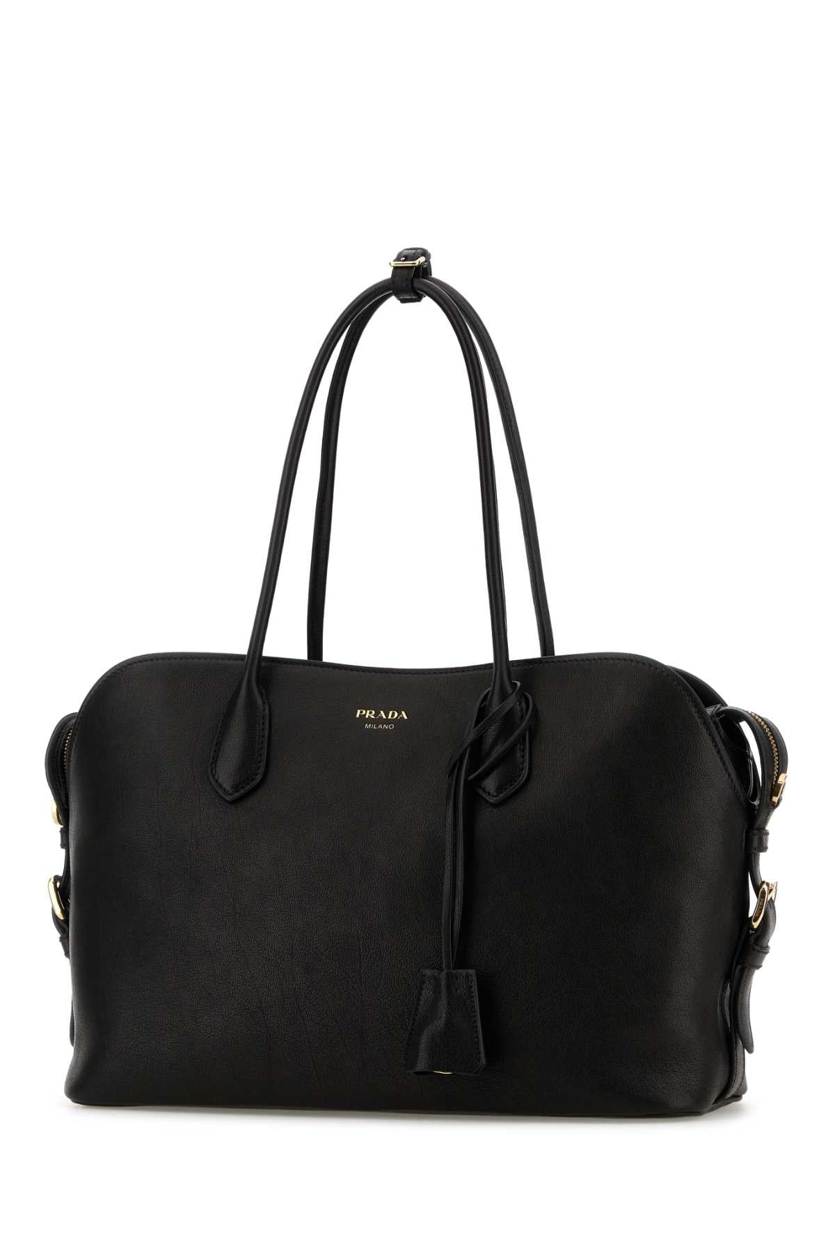 PRADA SHOPPING For Women Exterior: 100% Leather Lining: 100% Fabric Finishing: Golden metal