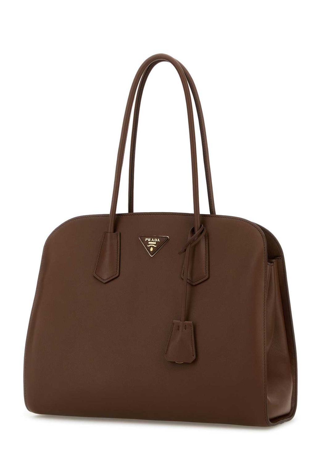 PRADA SHOPPING For Women Exterior: 100% Leather Lining: 100% Fabric Finishing: Golden metal