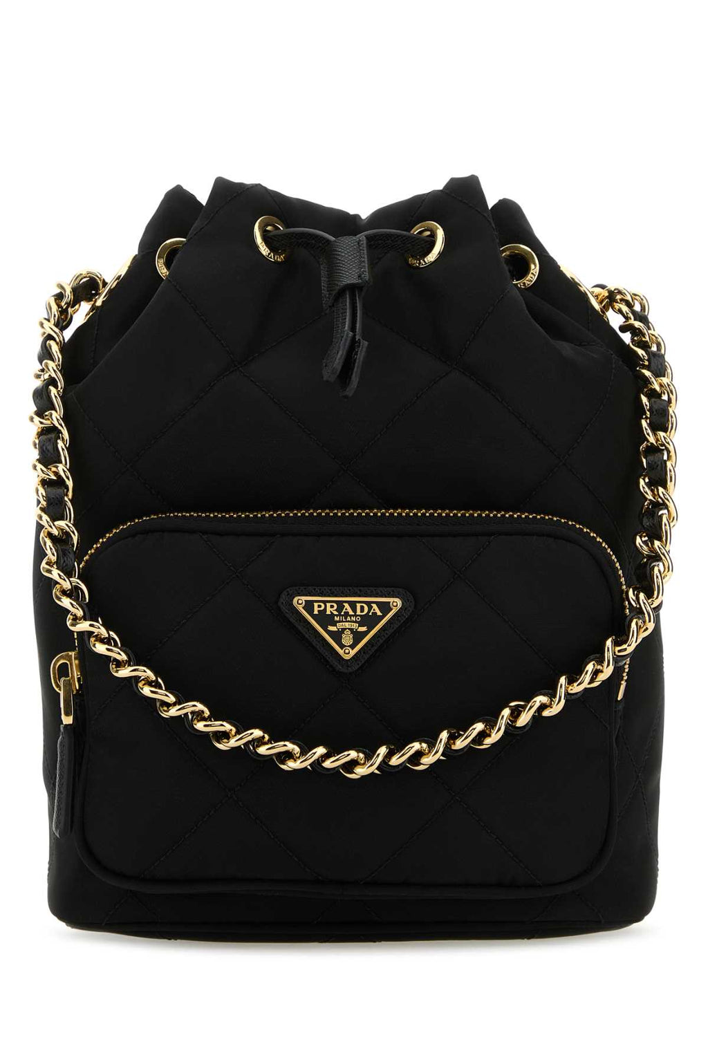 PRADA TOP HANDLE BAG For Women 100%POLIAMMIDERICICLATA-100%VITELLO