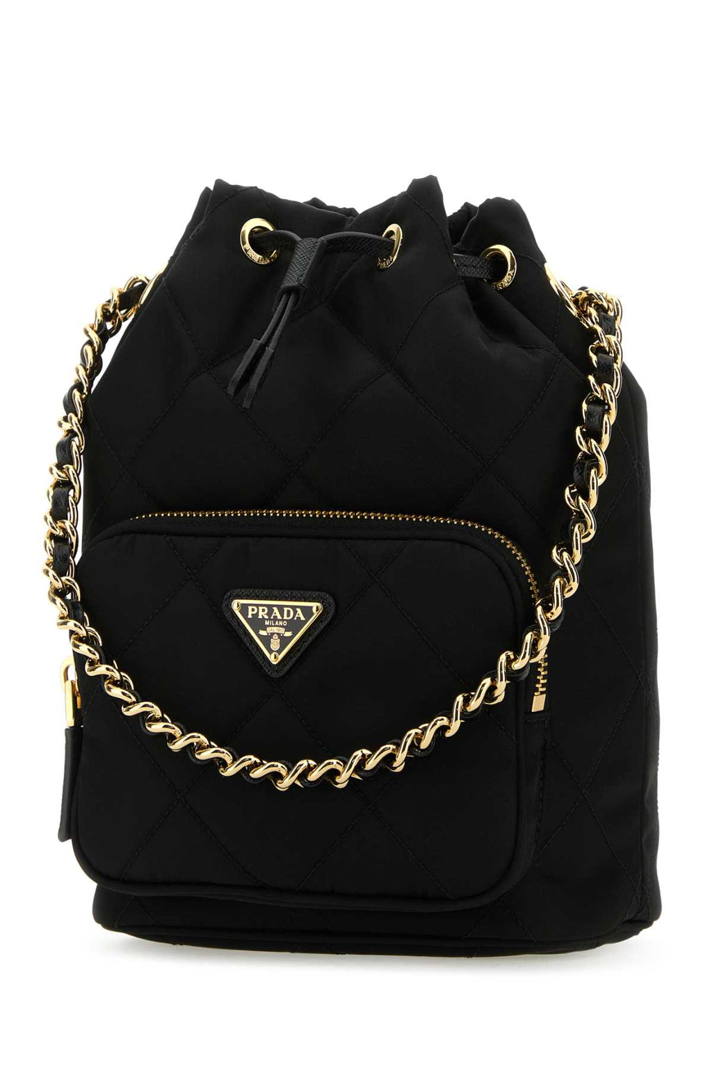 PRADA TOP HANDLE BAG For Women 100%POLIAMMIDERICICLATA-100%VITELLO