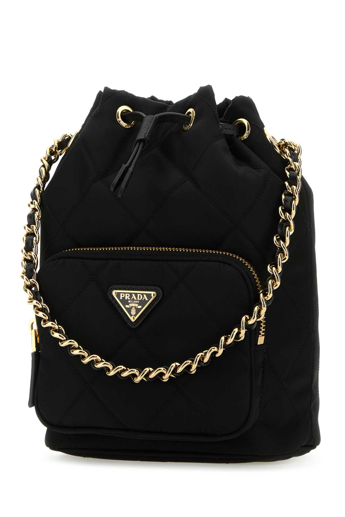 PRADA TOP HANDLE BAG For Women 100%POLIAMMIDERICICLATA-100%VITELLO
