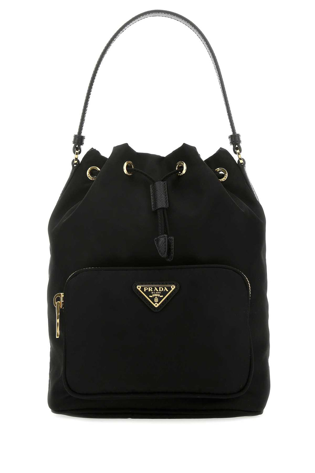 PRADA TOP HANDLE BAG For Women 100%POLIAMMIDERICICLATA-100%VITELLO
