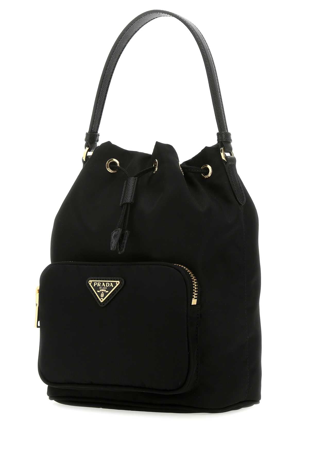 PRADA TOP HANDLE BAG For Women 100%POLIAMMIDERICICLATA-100%VITELLO