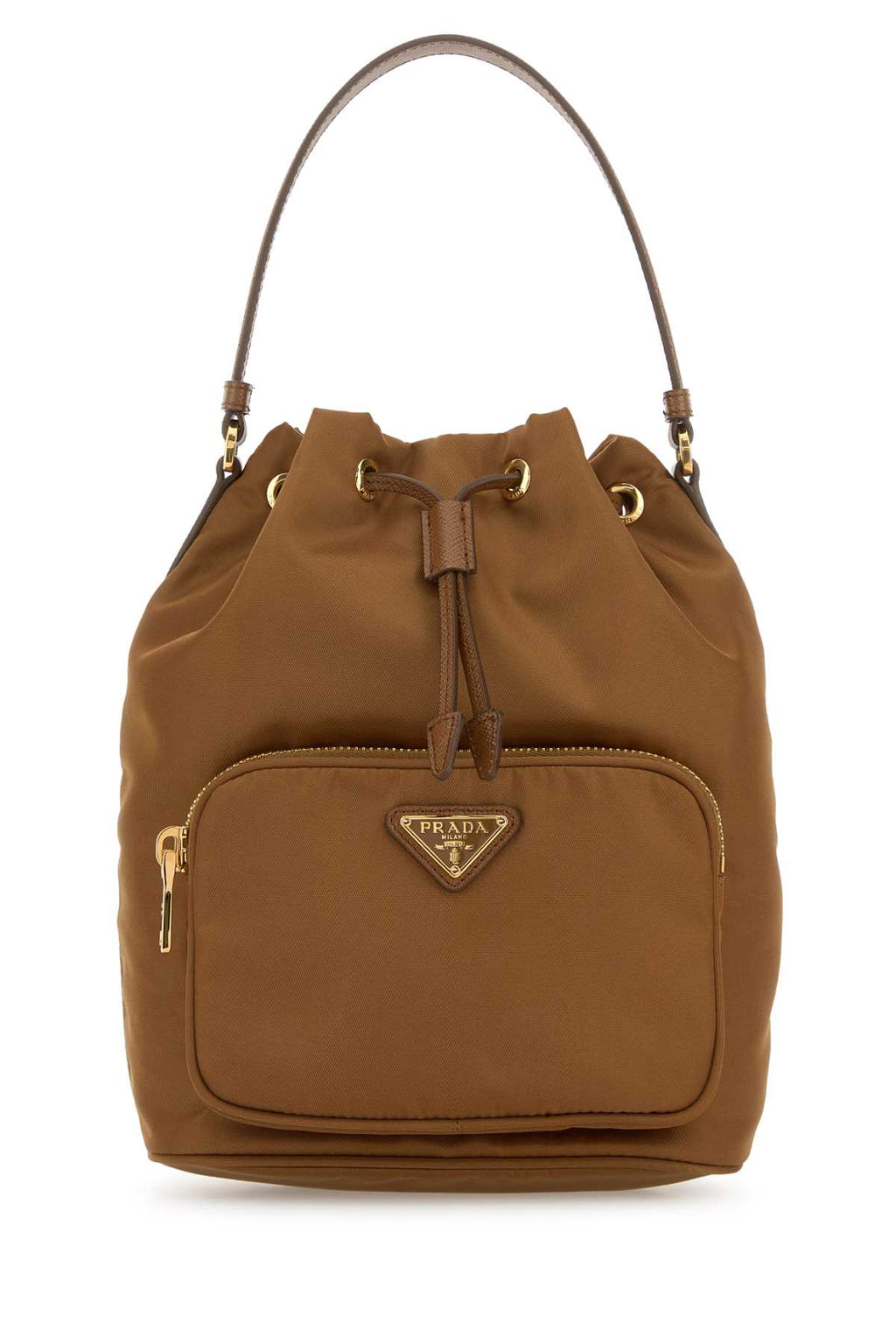 PRADA TESSUTO For Women Exterior: 100% Re-Nylon Lining: 100% Fabric Finishing: Golden metal