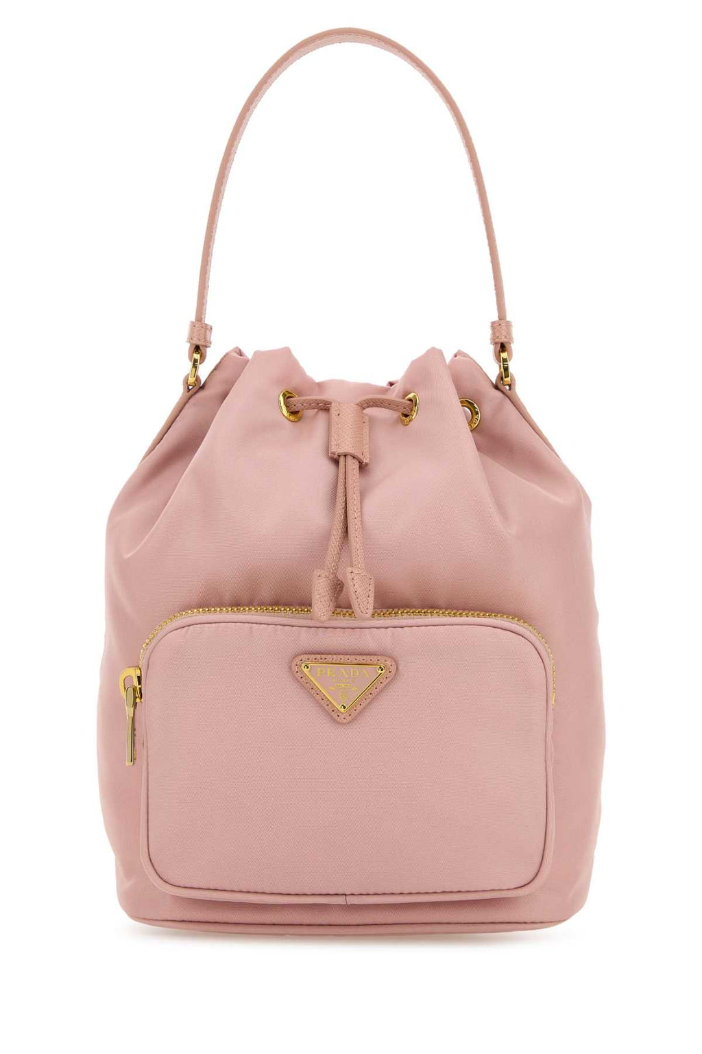PRADA TESSUTO For Women Exterior: 100% Re-Nylon Lining: 100% Fabric Finishing: Golden metal