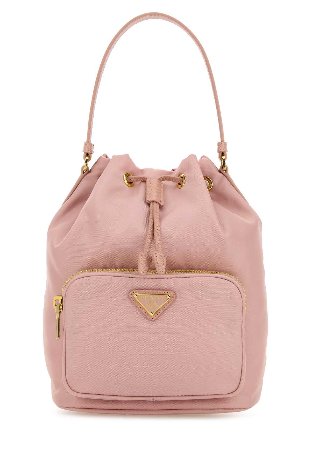 PRADA TESSUTO For Women Exterior: 100% Re-Nylon Lining: 100% Fabric Finishing: Golden metal