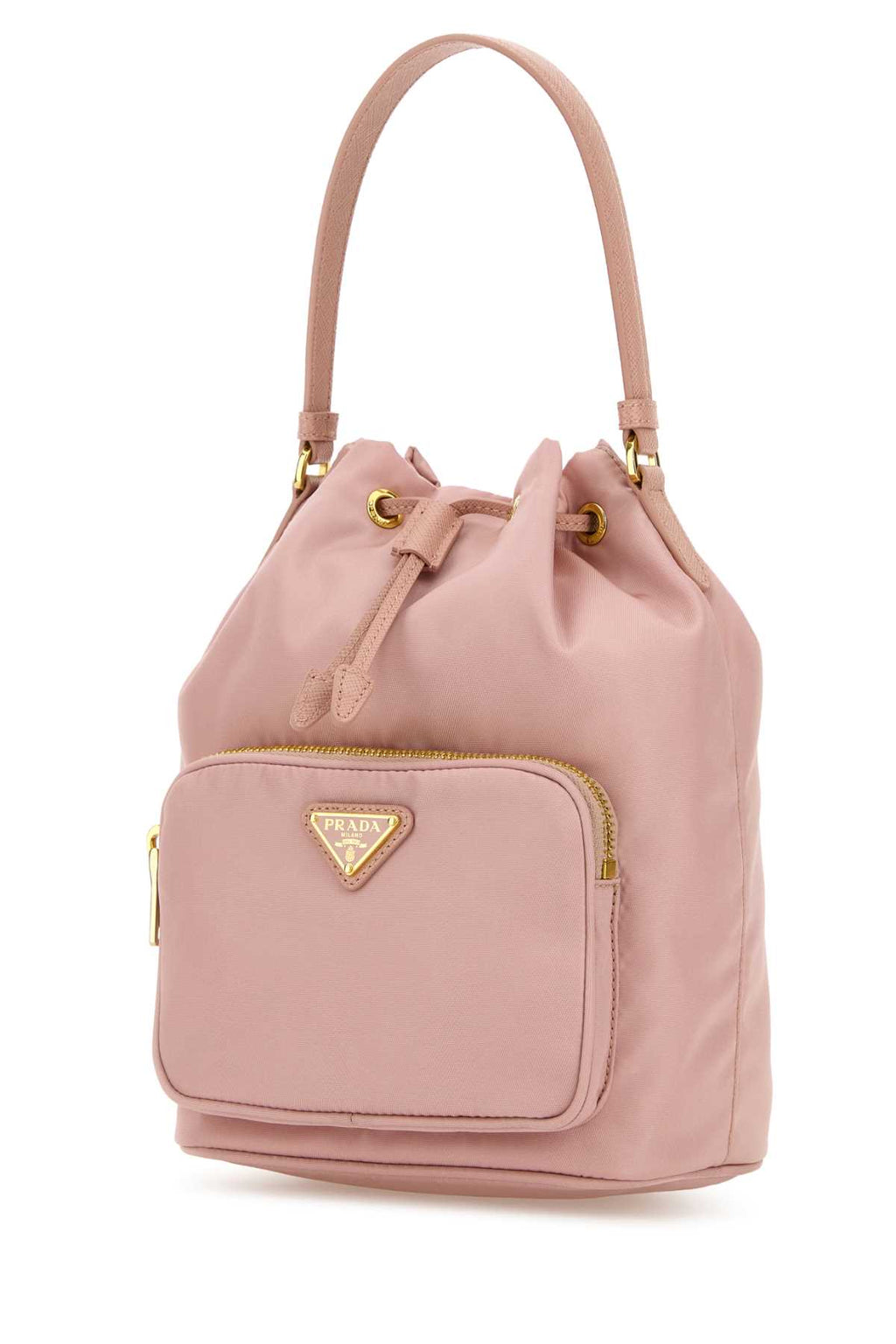 PRADA TESSUTO For Women Exterior: 100% Re-Nylon Lining: 100% Fabric Finishing: Golden metal