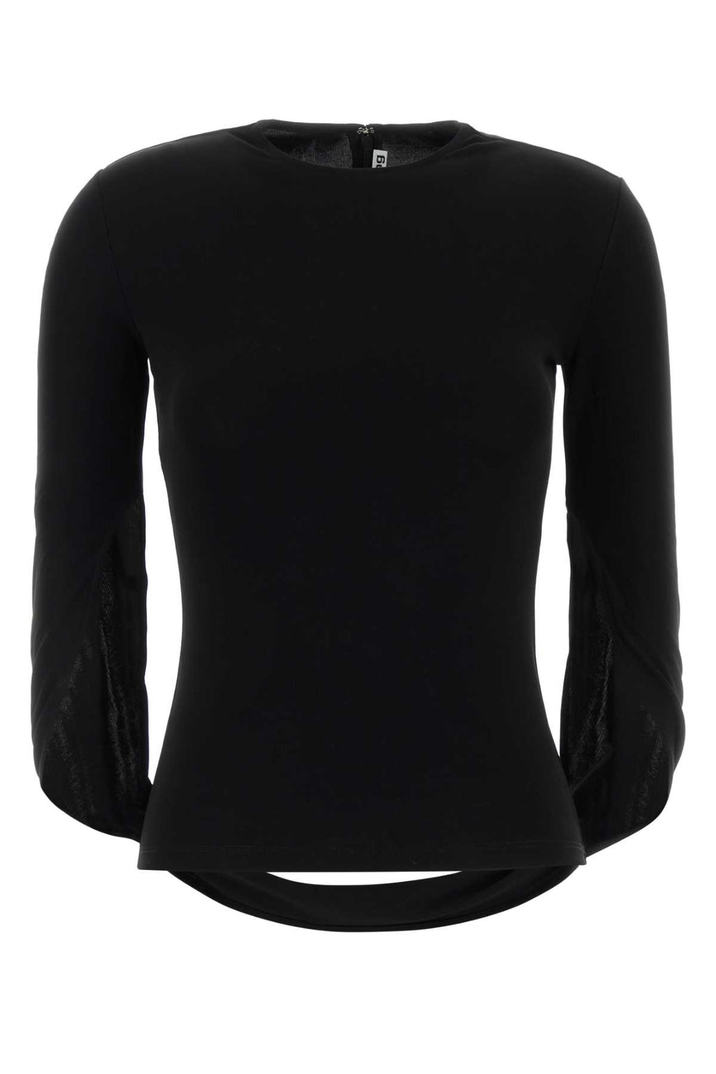 ALEXANDER WANG LONG SLEEVE TOP W/ DRAPE BACK SLEEVES For Women Exterior: 98% Viscose 2% Elastane