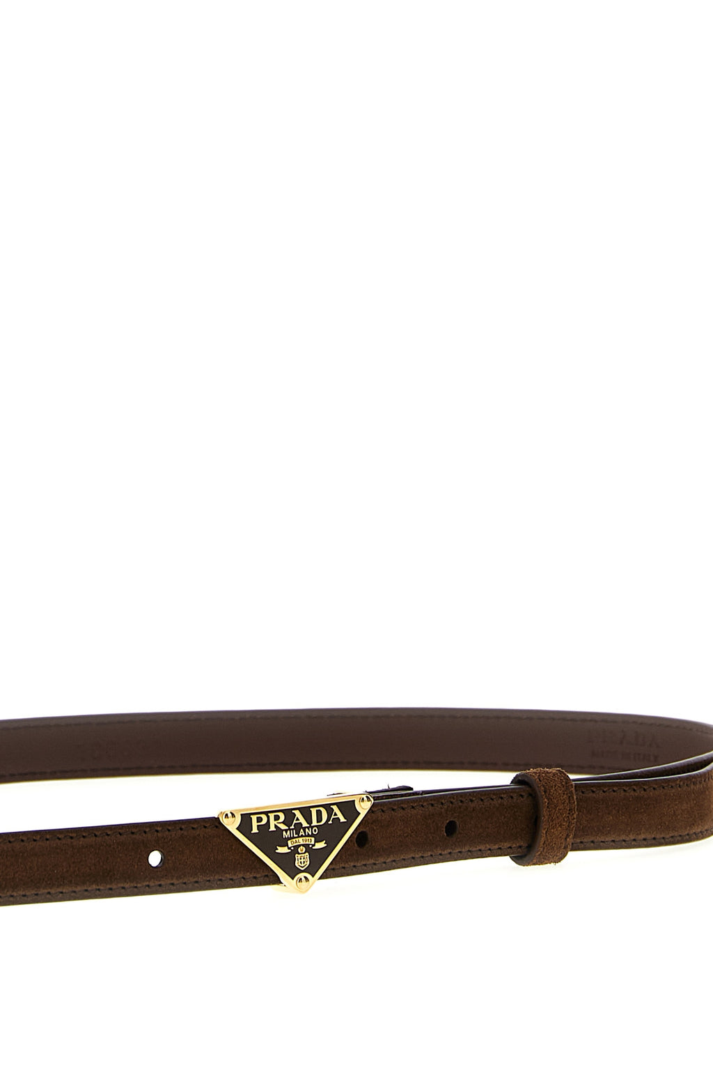 PRADA Suede belt For Women 100% calfskin leather (Bos Taurus)