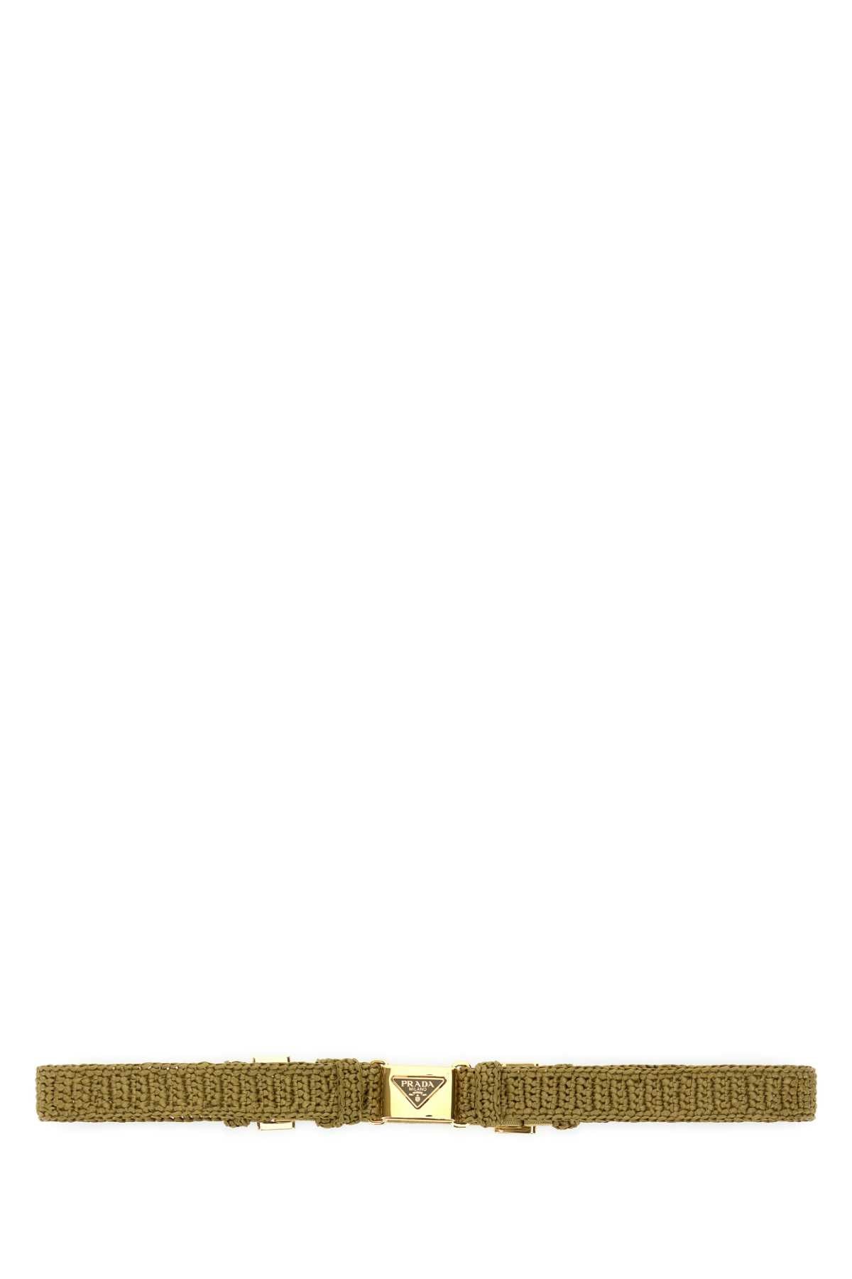 PRADA CINTURE For Women Exterior: 100% Raffia
