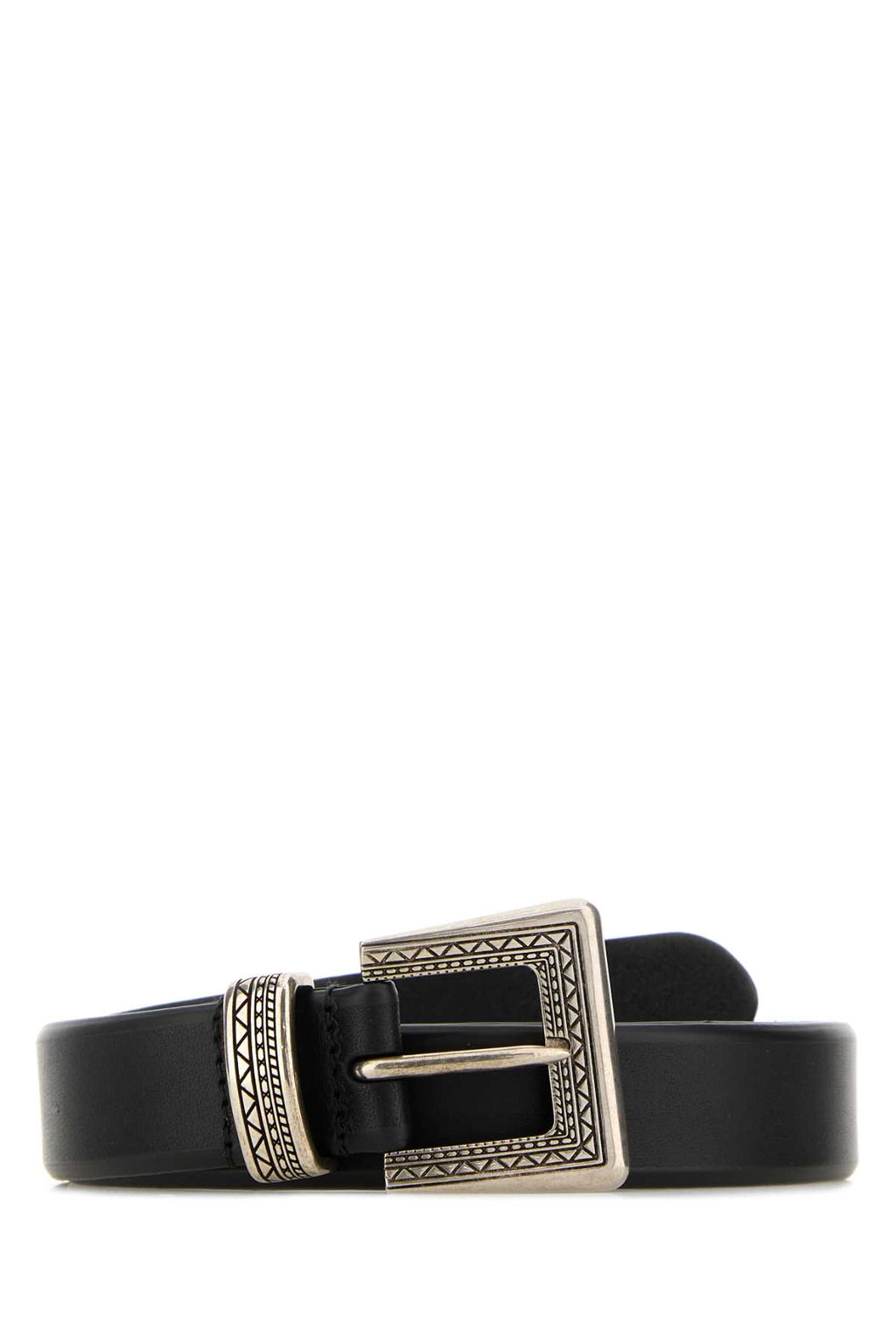 PRADA CINTURE For Women Exterior: 100% Calf Finishing: Silver metal