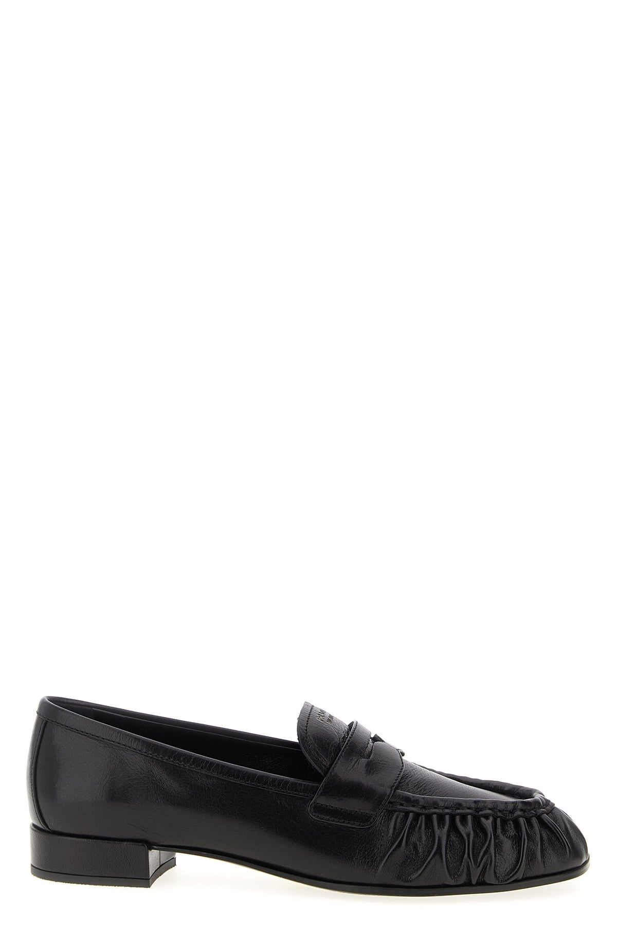 PRADA Curled toe moccasins For Women 100% buffalo leather