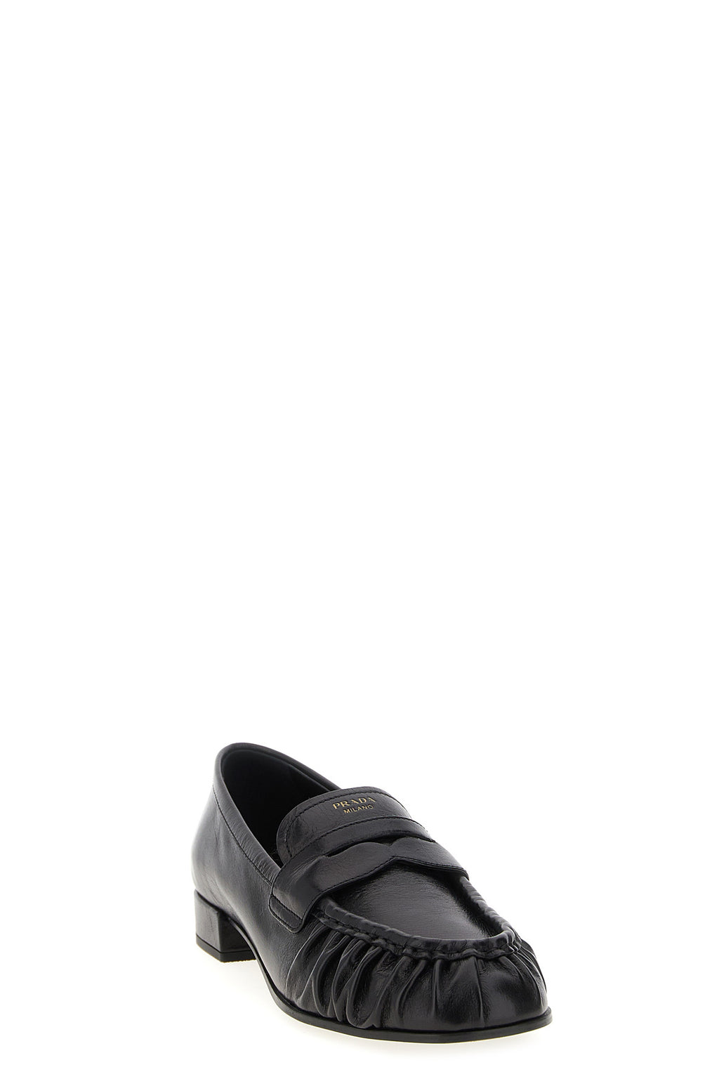 PRADA Curled toe moccasins For Women 100% buffalo leather