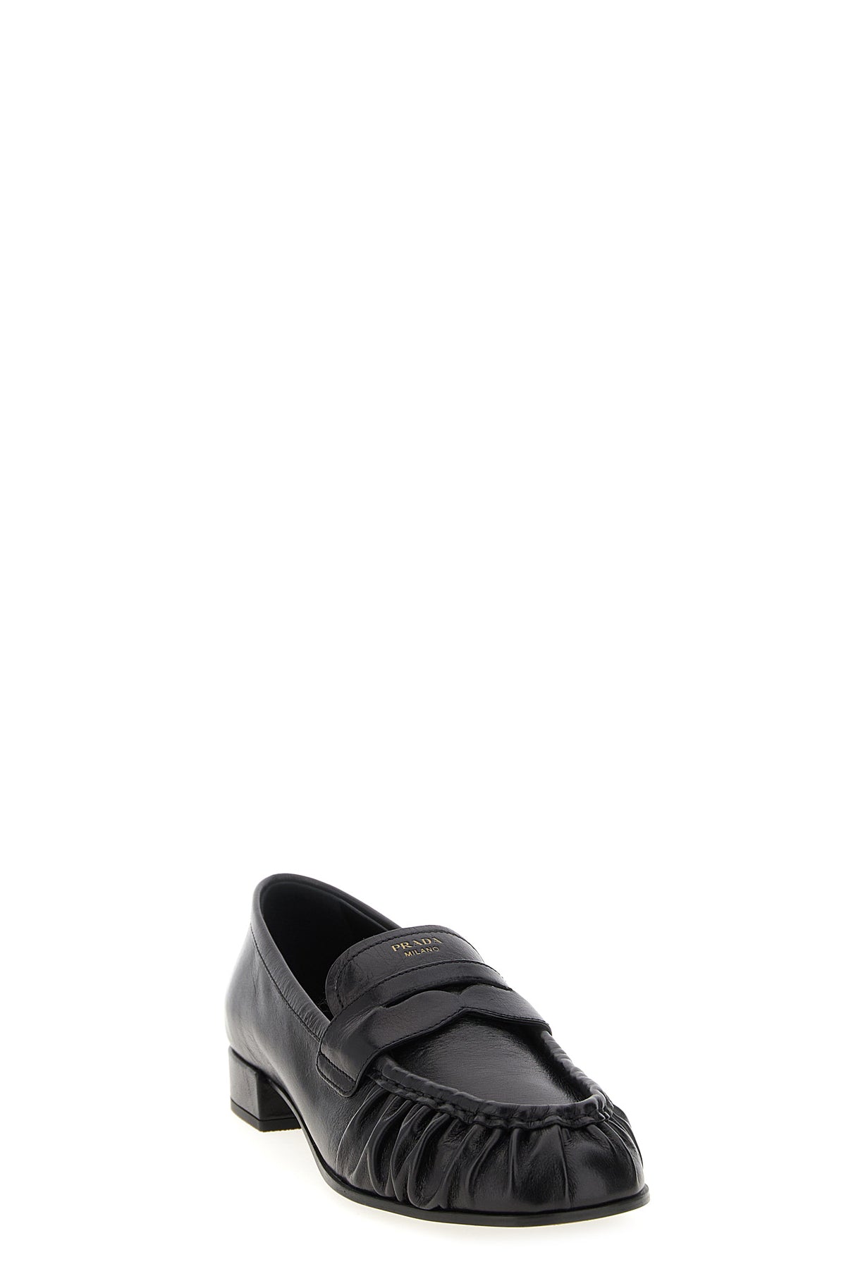 PRADA Curled toe moccasins For Women 100% buffalo leather