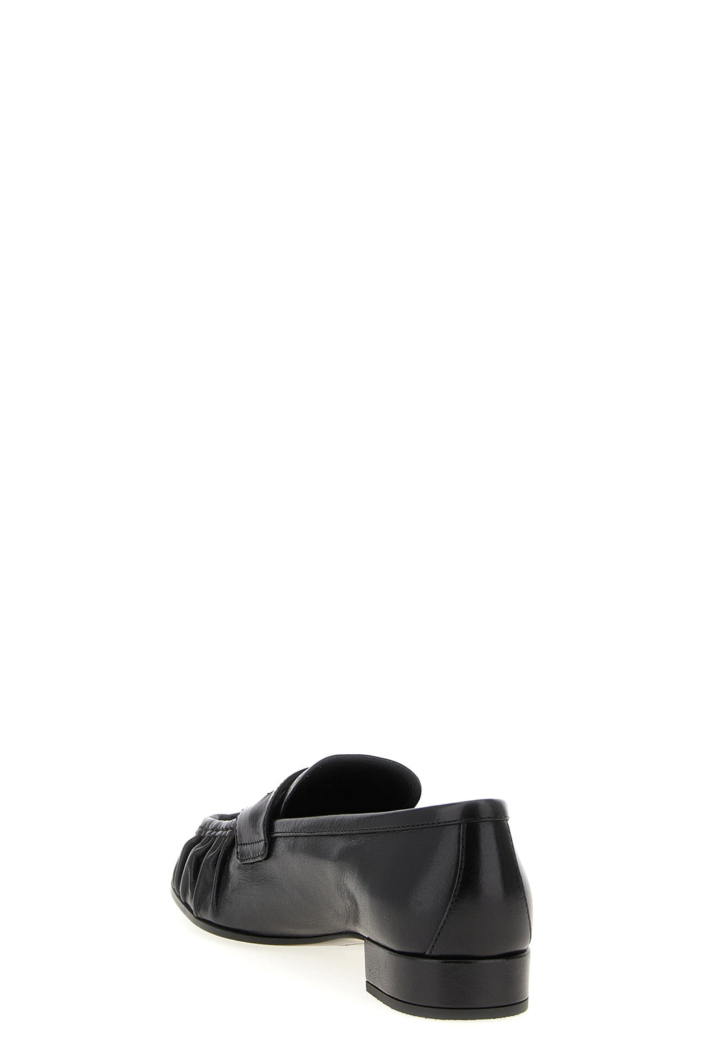 PRADA Curled toe moccasins For Women 100% buffalo leather