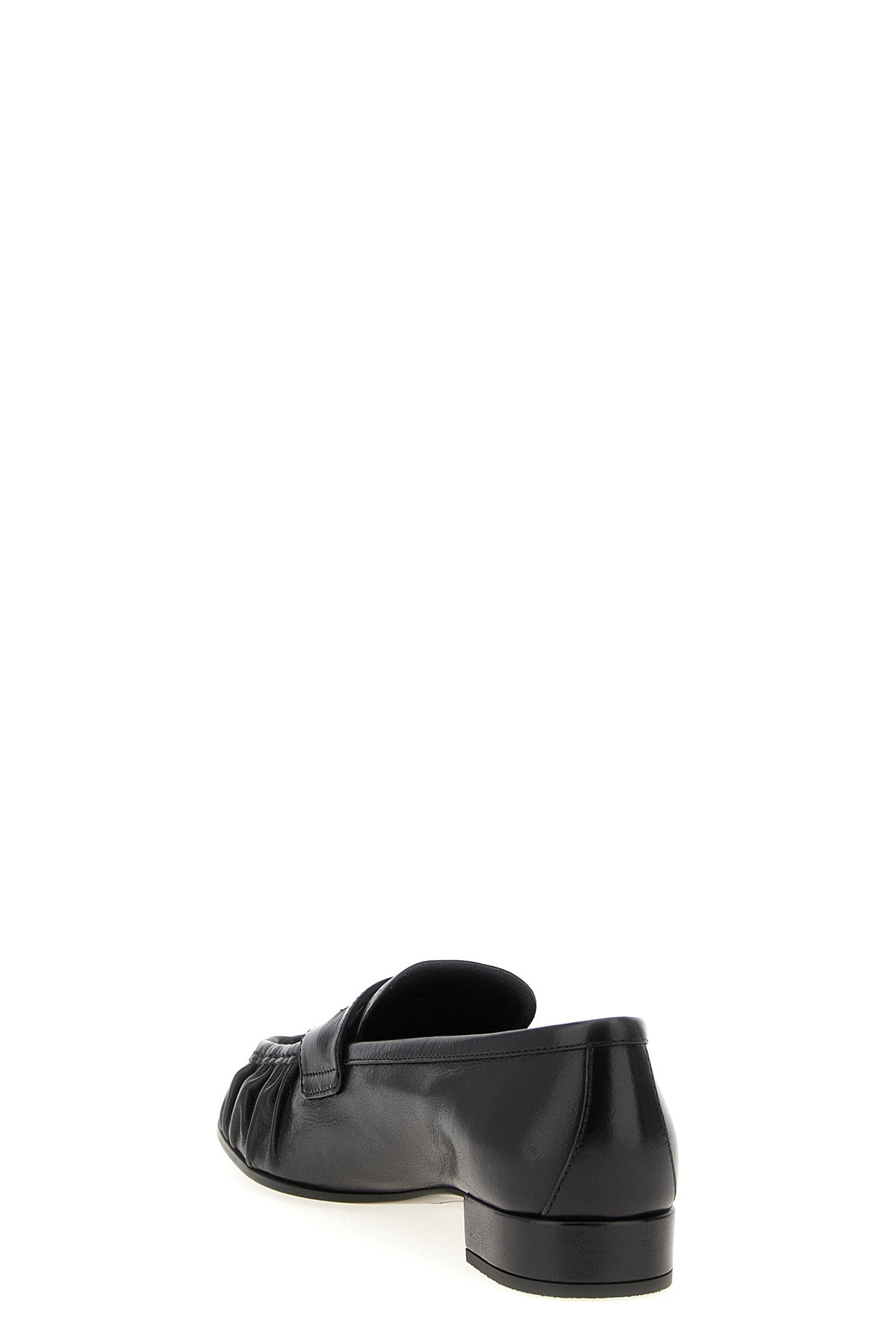 PRADA Curled toe moccasins For Women 100% buffalo leather